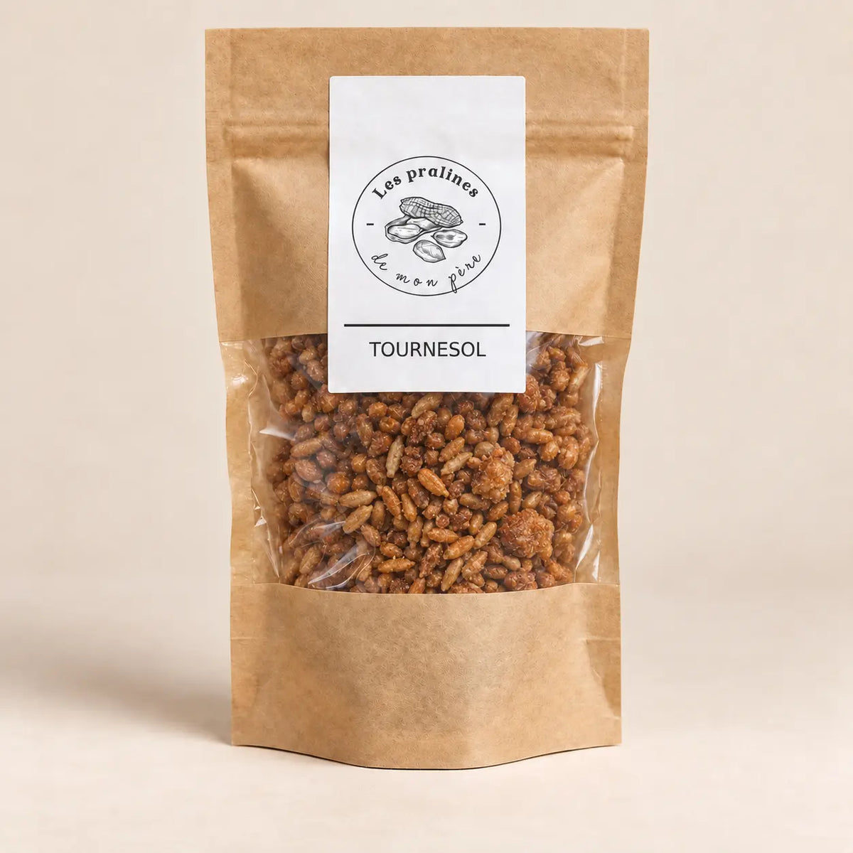 Graines de tournesol caramélisées – 120g Les Pralines de mon Père